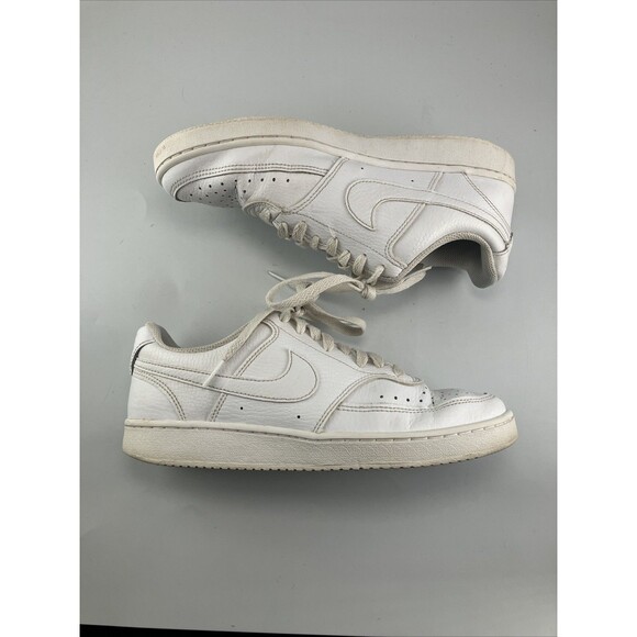 Nike Court Vision CD5434-100 White Womens  8 Running Shoes Lace Up Low Top - Picture 6 of 10